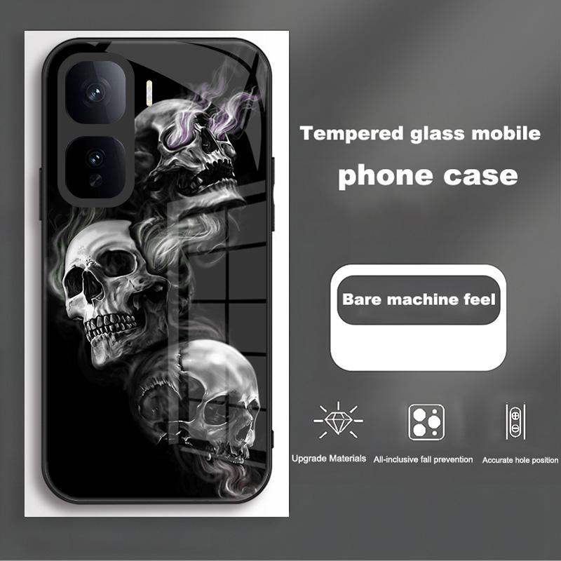 For Vivo IQOO Neo 10 5G Case Tempered Glass Phone Case For Vivo IQOO Neo 10 Pro 5G Back Cover IQOONeo 10 Protective Shell Coque