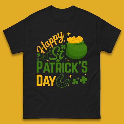 Happy St Patrick's Day Mens T-Shirt Womens Tops Tees