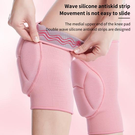 1Pc Thermal Knee Pad Soft Protective Anti-deformed Multi-function Women Running Sports Kneepad
