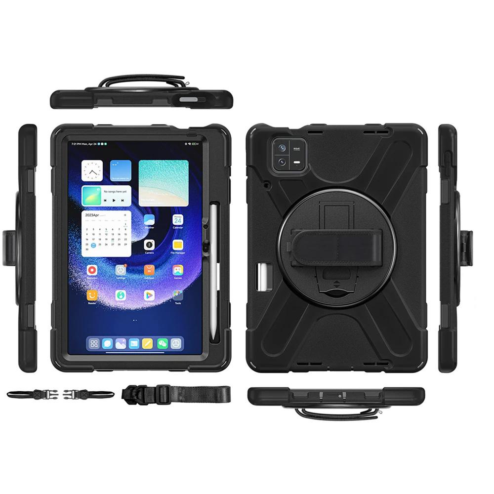 Xiaomi Mi Pad 6/6 Pro Armor Strap Case - Black
