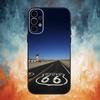 American Route 66 Phone Case For Samsung S25,S24,S21,S22,S23,S30,Ultra,S20,Plus,Fe,Note,10,9,5G Black Cover