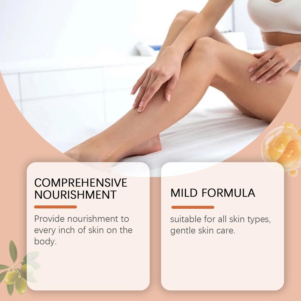 Oceaura Coconut Cream Body Oil Nourishing Moisturizer For Soft Smooth Skin Hydrating Body Massage Oil 118ml