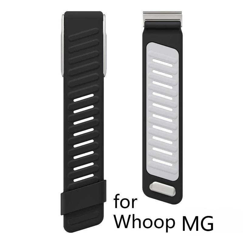 Compatible For Whoop 4.0/Whoop 5.0/Mg Sportflex Wrist Band Soft-Touch Silicone Waterproof And Sweatproof Replacement Band