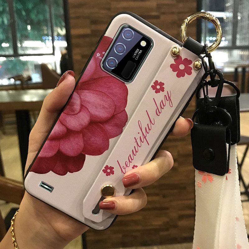 Водонепроницаемый ремешок на запястье Чехол для телефона для Oukitel C25 Подставка Шнурок Грязеотталкивающая Задняя крышка с кольцом Защитный Противоударный