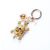 Keychain Sparkling Rhinestones Turtle Shape Bag Ornament with Faux Pearls Decor Bags Keys Decoration