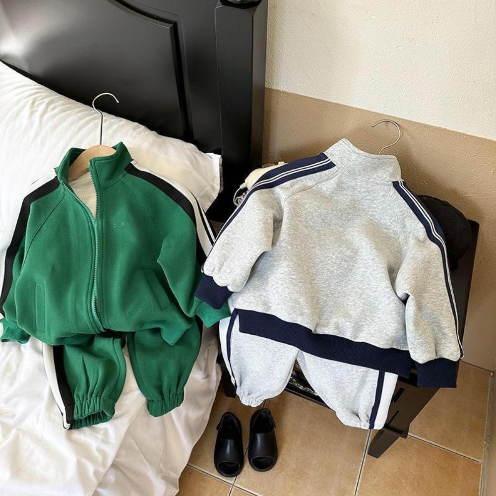 Children's Clothing Set 3-8Y Spring/Autumn New Arrival Boys' Long-Sleeved Trousers Casual Girls' Sports Set