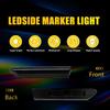 2X For 2004-2008 Acura TL Front White LED Side Marker Lights Smoked Lens EOOK