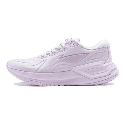 Li Ning Yue Ying 3.0 Leichte, hochelastische, stoßdämpfende Laufschuhe mit niedrigem Schaft, Damen-Sneaker, Hell-Nebel-Lila ARHU004-3