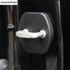 Car Door Lock Cap Protector Decoration Cover Trim Fit For Nissan Leaf 2018 -  Black Plastic Interior Accessories