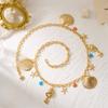 New Starfish Boho Waist Chain Conch Pendant Beads Belly Chain Seashell Imitation Pearl Body Chain Beach