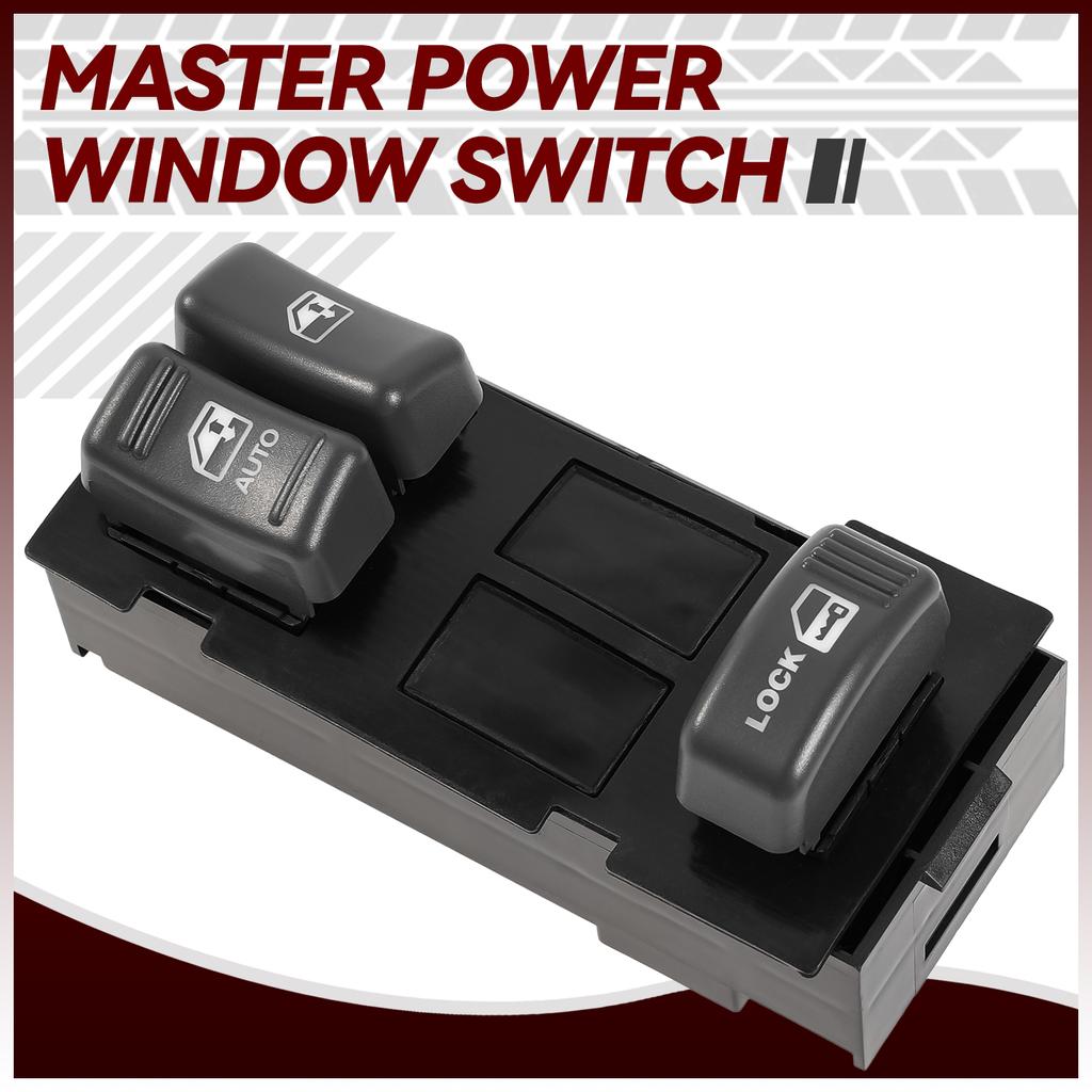 Car Door Power Window Door Lock Switch Driver Side For GMC C2500 C3500 Jimmy K1500 K2500 Yukon S15 1995 1996 1997 1998 1999 2000