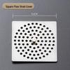 Stainless Steel Round Floor Drain Cover with Anti-Hair Filter and Handle for Hotel Bathrooms