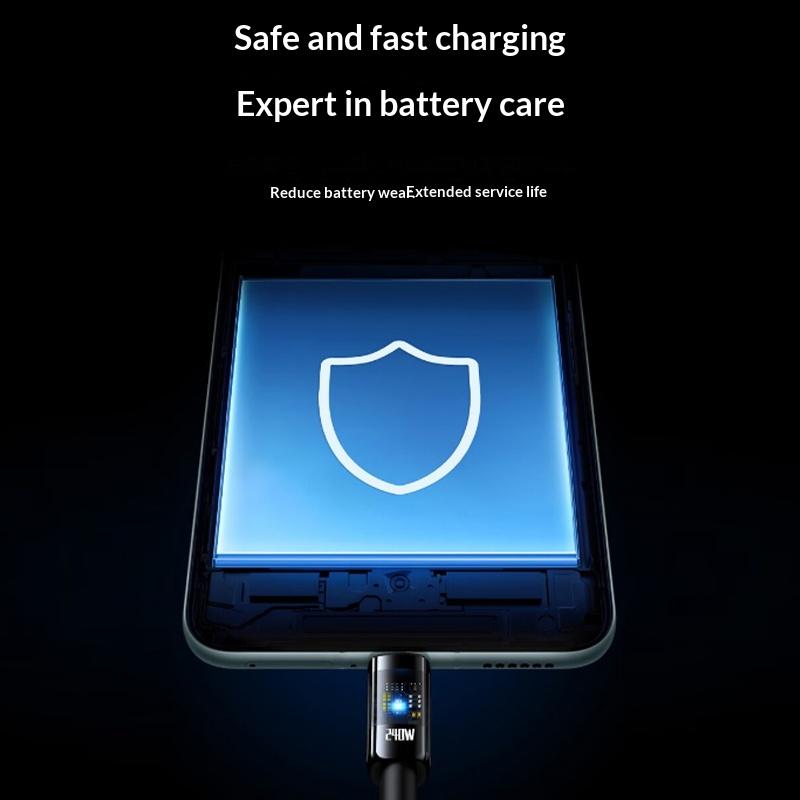 240W Usb Cable Fast Charging For Smartphone 1 Meter /2 Meters Type-C Data Cable