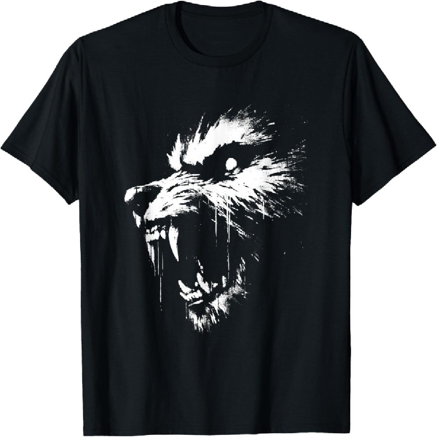 Werewolf - Vintage Spooky Werewolf Halloween Lover T-Shirt S