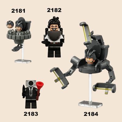Mini Figurka Skibidi Toilet Man Anime Kameraman Minifigurka Stavební Kostky Cihličky Hračky Model Dítě Narozeniny Vánoční Dárek