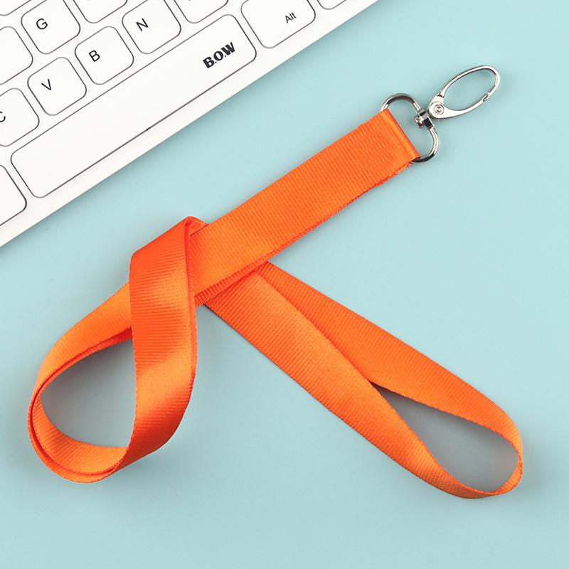 50Pcs  Wide Lanyard Personal Printing Thick Neck Rope Keychain With Logo Name For ID Card Hot Print Landyard 2*45cm