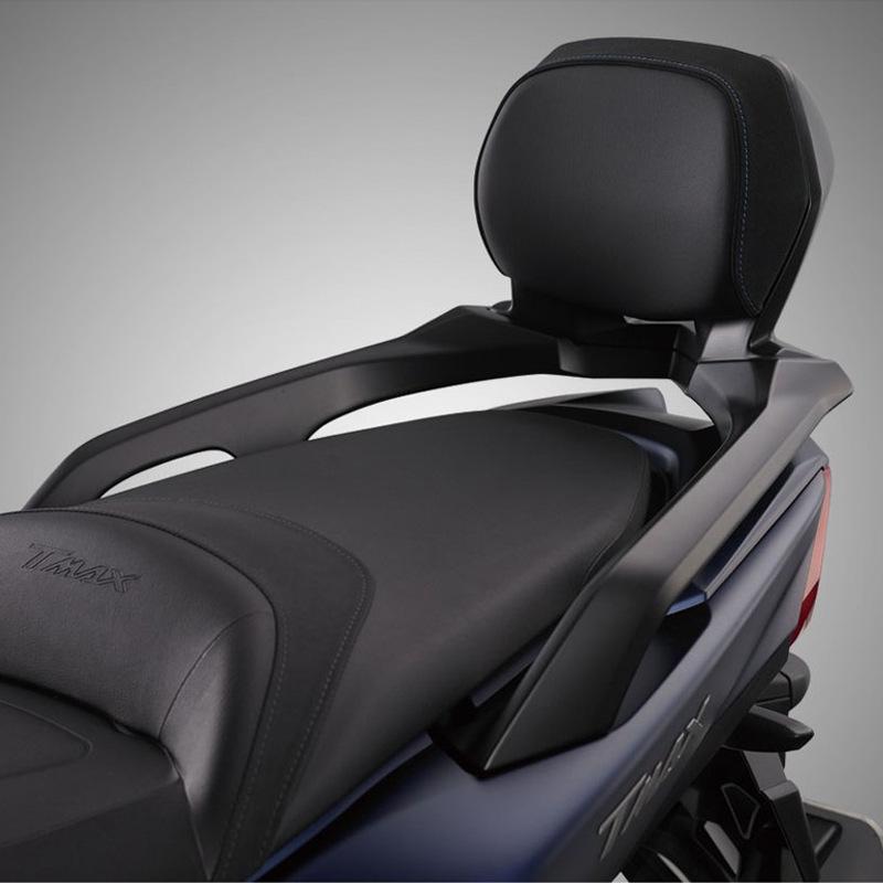 Accessori per Yamaha TMAX560/TMAX530 Schienalino Posteriore e Cuscino Seduta in Lega di Alluminio Modelli 17-21