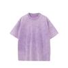 Herren Schweres Gewaschenes Vintage Lockeres Drop Shoulder Kurzarm T-Shirt