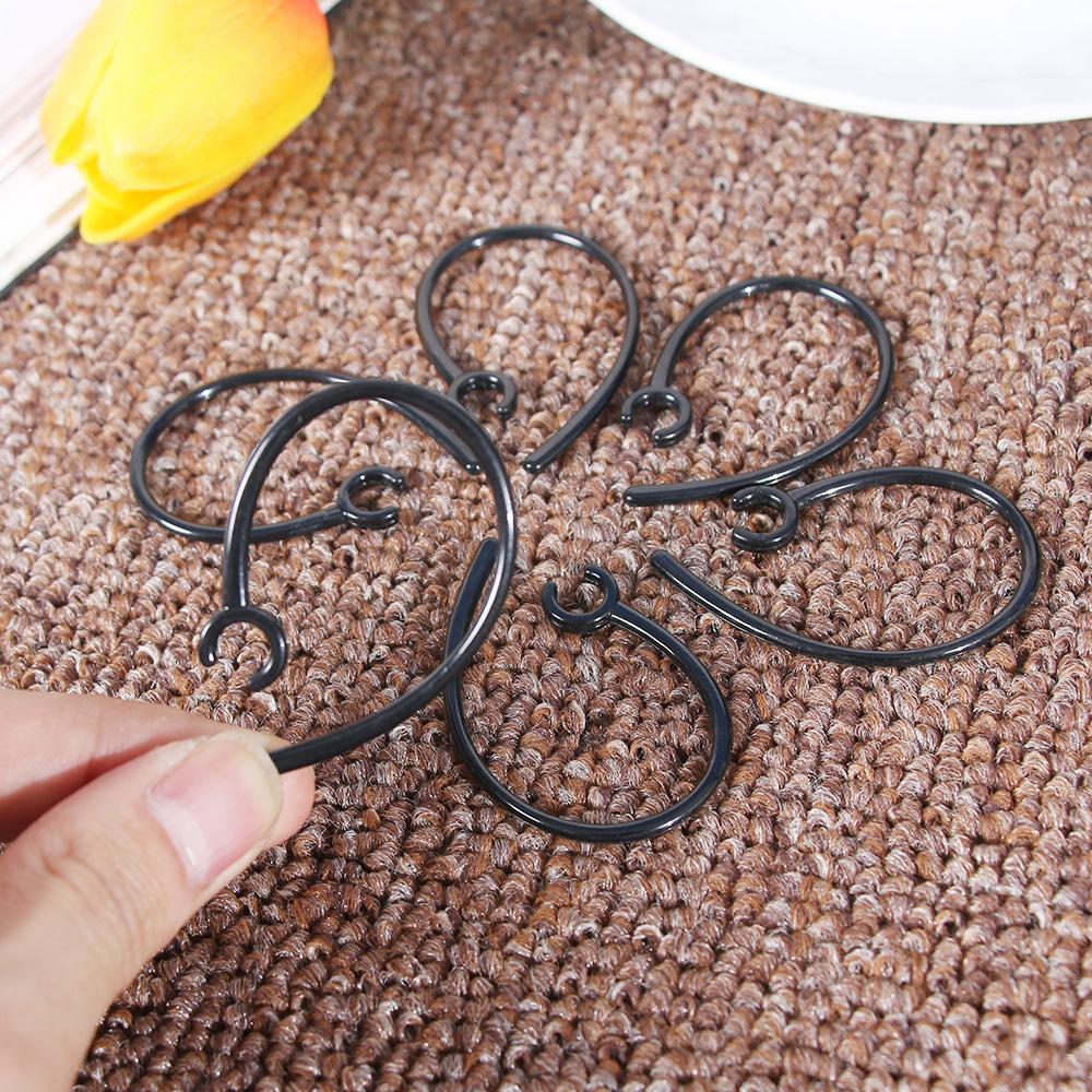 6pcs Ear Hooks Bluetooth Earphone Holder Replacement Accessories Bluetooth Headset Ear Hook Loop Fits Most 6mm Ear Clip Holder
