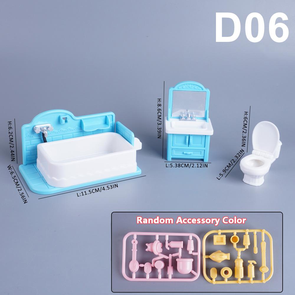 

1:12 миниатюрная мебель, лесная семейная кухонная игрушка, обеденный стол, аксессуары для кукольного домика, ванная комната, ролевые игры для девочек, подарки, игрушки