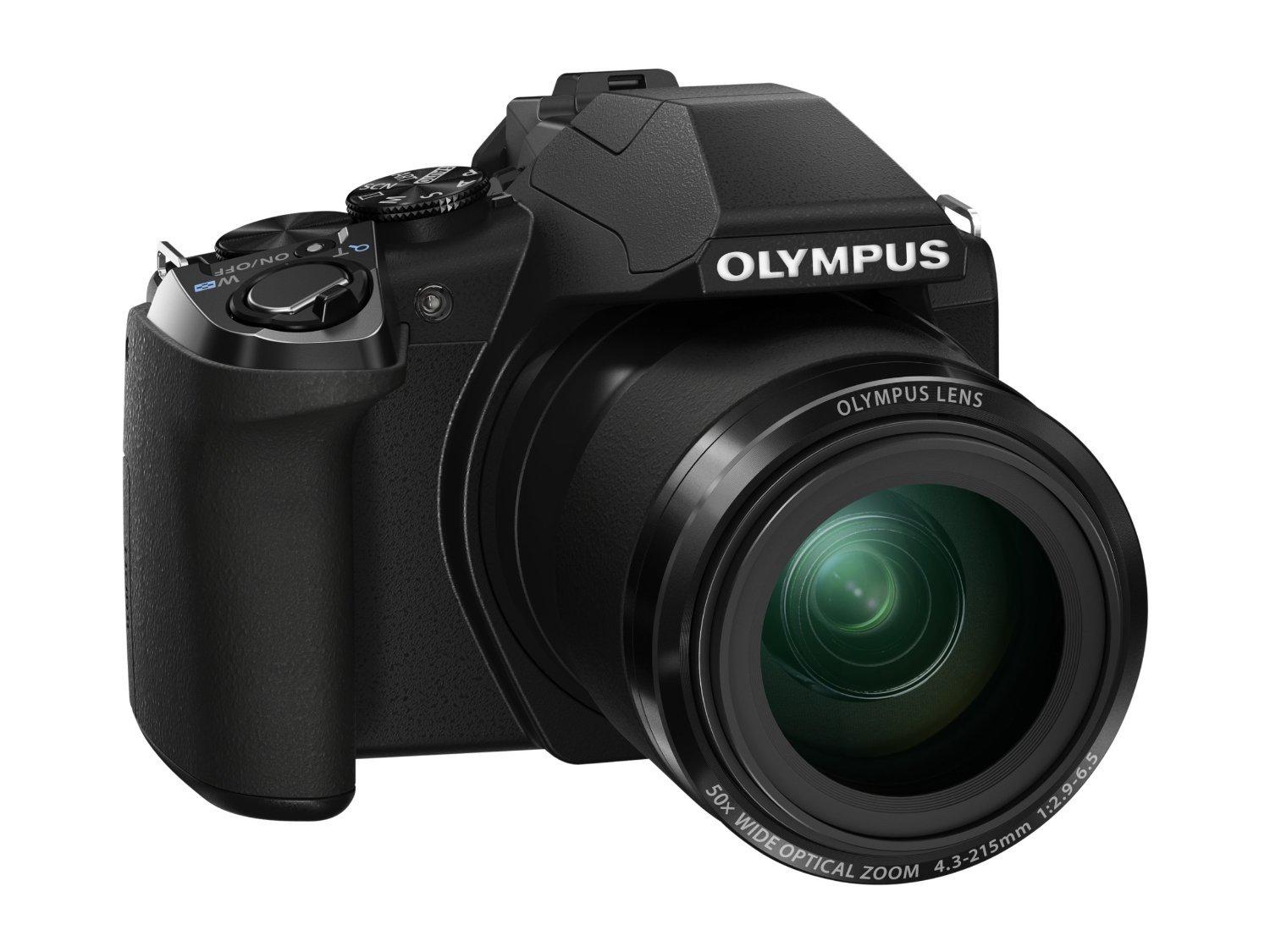 

Цифровий фотоапарат OLYMPUS STYLUS Оснащений першим точковим прицілом 50-кратним оптичним збільшенням SP-100EE у світі SP-100EE чорний
