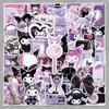 50 Kuromi Ins Style Trendy Personality Stickers for Guitar, Water Bottle, Refrigerator Decoration