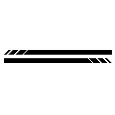 Black Side Stripes Stickers Decals for Transporter T4 T5 Campervan RV Add a Touch of Personality To Your Vehicle