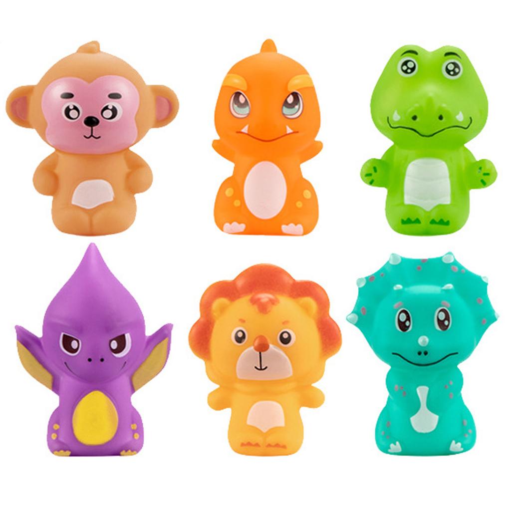 6 sad zvířecích loutek na prst, roztomilé loutky na prst, rekvizity pro panenky, hračky loutky na prst pro děti a batolata