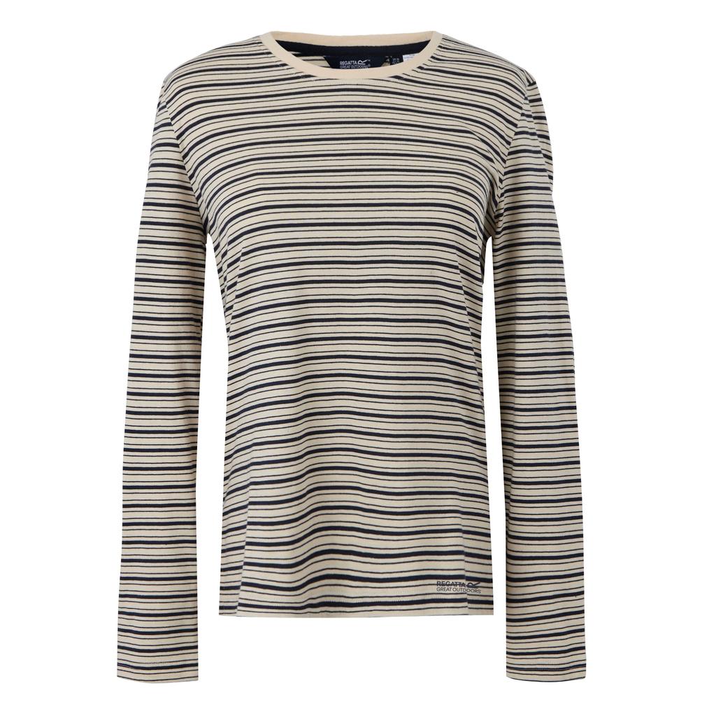 Regatta Womens/Ladies Federica Stripe Long-Sleeved T-Shirt