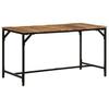 Dining Table 140 X 70 X 75 Cm Rough Solid Mango Wood