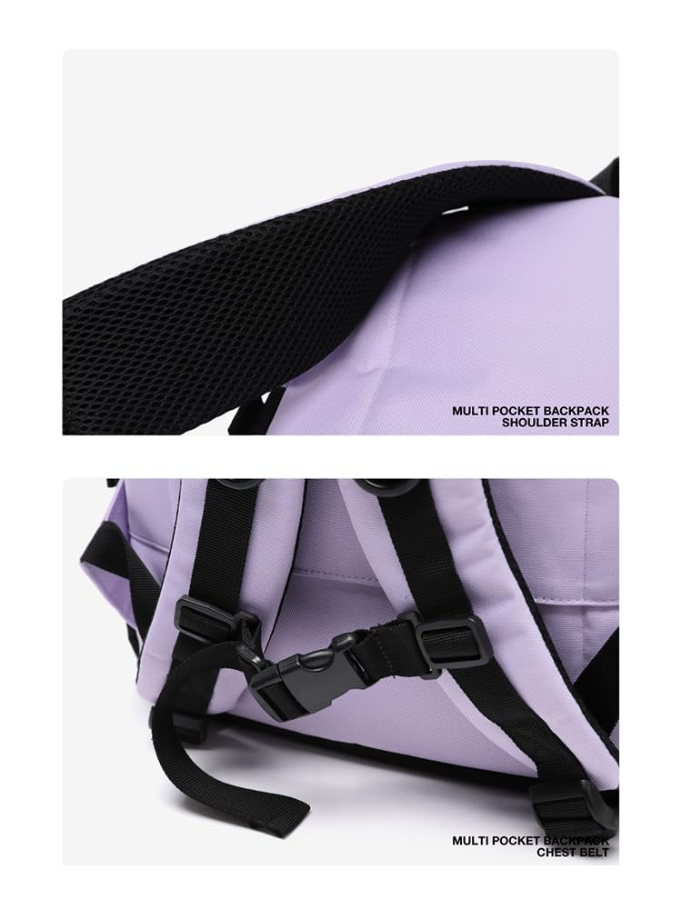 Backpack Rucksack Purple Medium [Daylife]