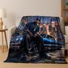 2026 New Legend Rappers Star Art Cartoon Hip Hop Flannel Blanket,Cozy Soft Throw Blanket for Home Bedroom Bed Sofa Cover Gift