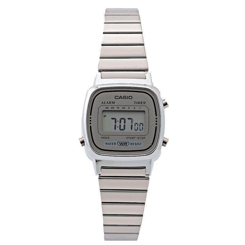 Used [New] [1 year warranty] Casio watch ladies CASIO STANDARD gray silver LA670WA-7 CASIO