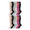 6 Pairs Sport Socks Soft Breathable Non-Slip Compression Socks Functional Support Calf Stockings Exercise Yoga Daily Wear