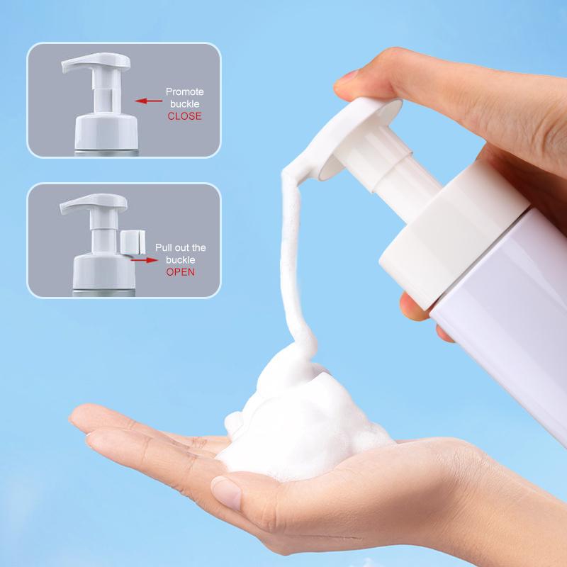 200/250/300/350ml Refillable Foaming Pump Bottles – Empty, Portable Dispensers for Facial Cleanser, Mousse, Lotion, and Shampoo