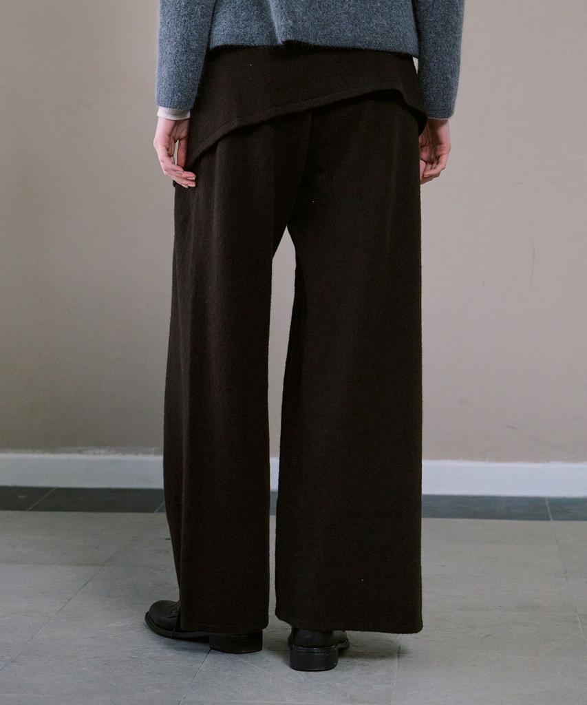 AHWE Wool Knit Pants_Brown