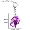 New Cute Cartoon Witch Hunter Double sided Keychain Backpack Pendant Personalized Accessories