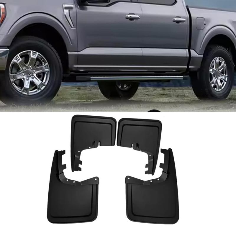 For Ford F-150 -2025 ( Not Fit Raptor Models) Front and Rear Wheel Fender Accessories PP Fender Splash Guards