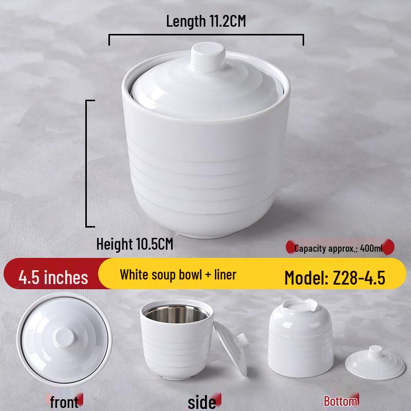 Melamine Double-Layer Soup & Stew Bowl