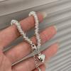 Korean Style Smooth Heart Interlocking Circle Fashion Bracelet For Women
