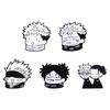 3-6pcs/Set Anime Collection Enamel Pins Custom Cartoon Character Brooch Lapel Badge Cute Jewelry Gift for Fans