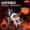 Winter Motorcycle Gloves Men Women Full Finger Windproof Thermal Lined Leather Riding With Carbon Fiber Protection