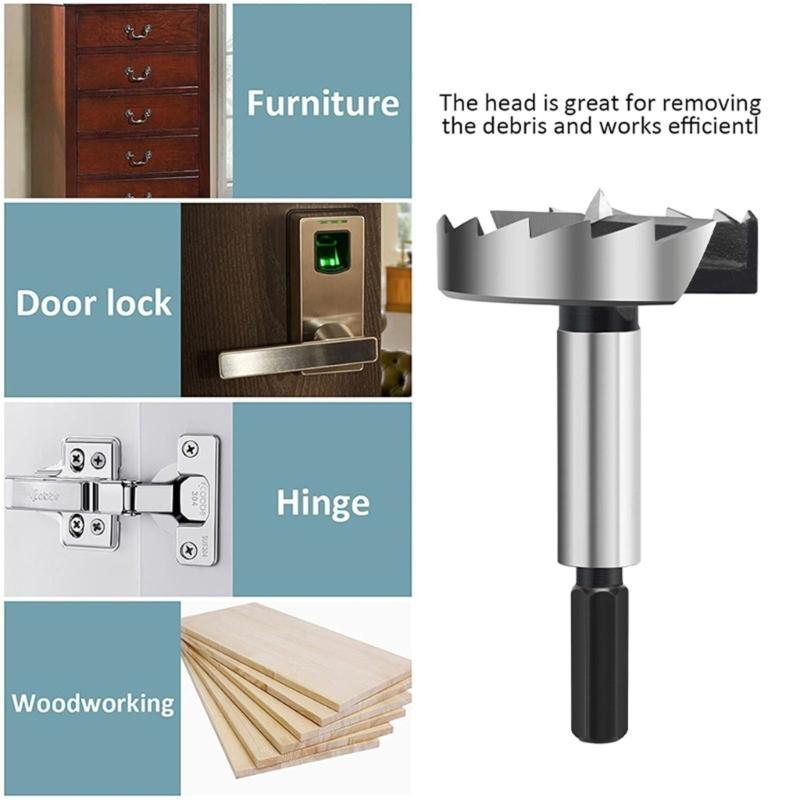 Heavy Duty 68mm Multi Tooth Flat Wing Drill Bit Wood Hole Sawing For Deep Hole Drilling In Wood And Composite Materials