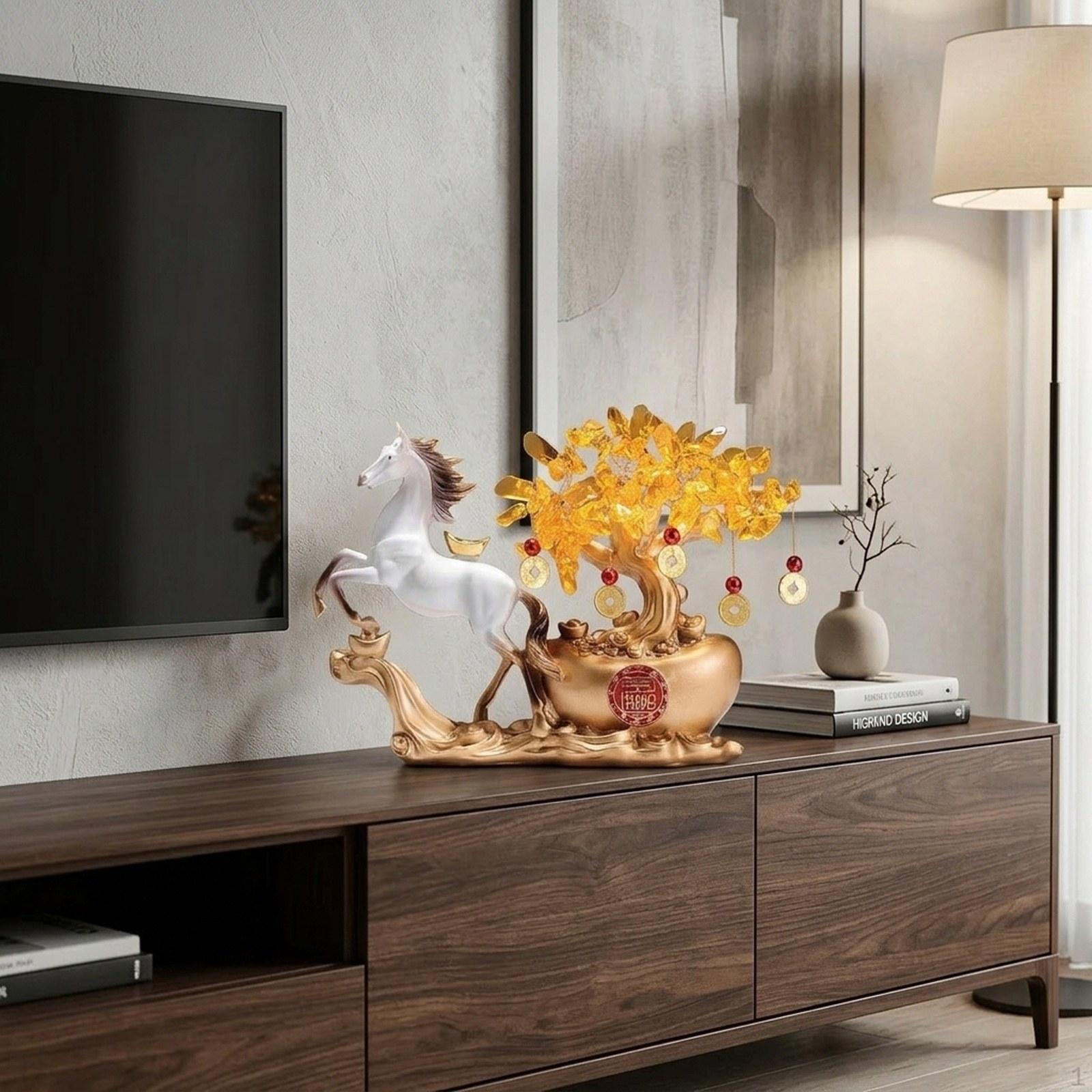 

Collection of Horse Figurines, Animal Sculptures, Original Resin Statues, Table Figures for Living Milky White