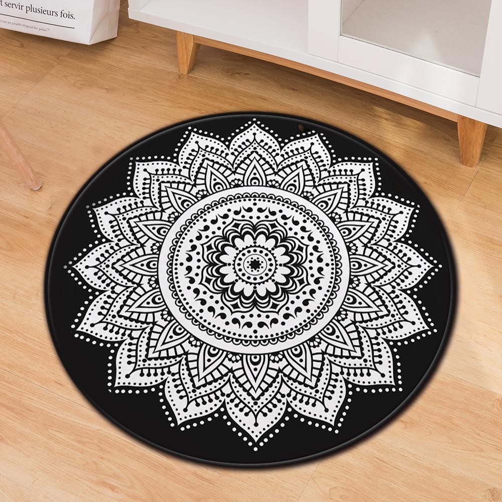 Simple Printed Carpet Computer Chair Mat Office Chair Floor Mat Door Mat Foot Mat