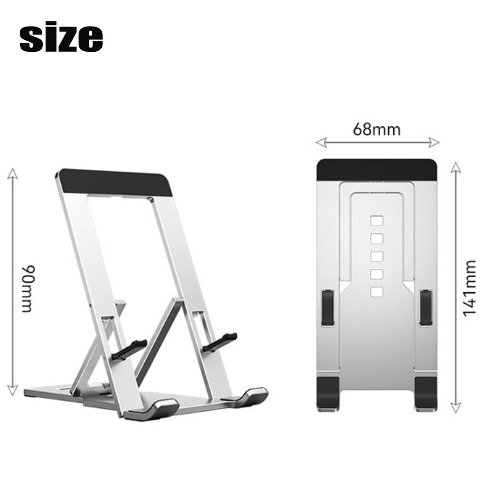 Suport de Telefon din Aluminiu Portabil Pliabil Suport de Birou pentru Telefon Mobil Phablet