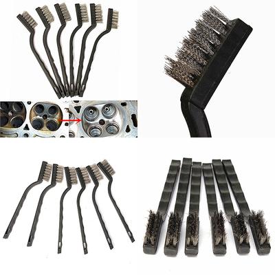 Stainless Steel Wire Brush Tooth Brushes Rust Scrub Remove Cleaning Tools 18cm
