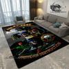 Guns n'roses band retro print carpet fashion home decoration non -slip carpet photography propsmal area rug birthday gift