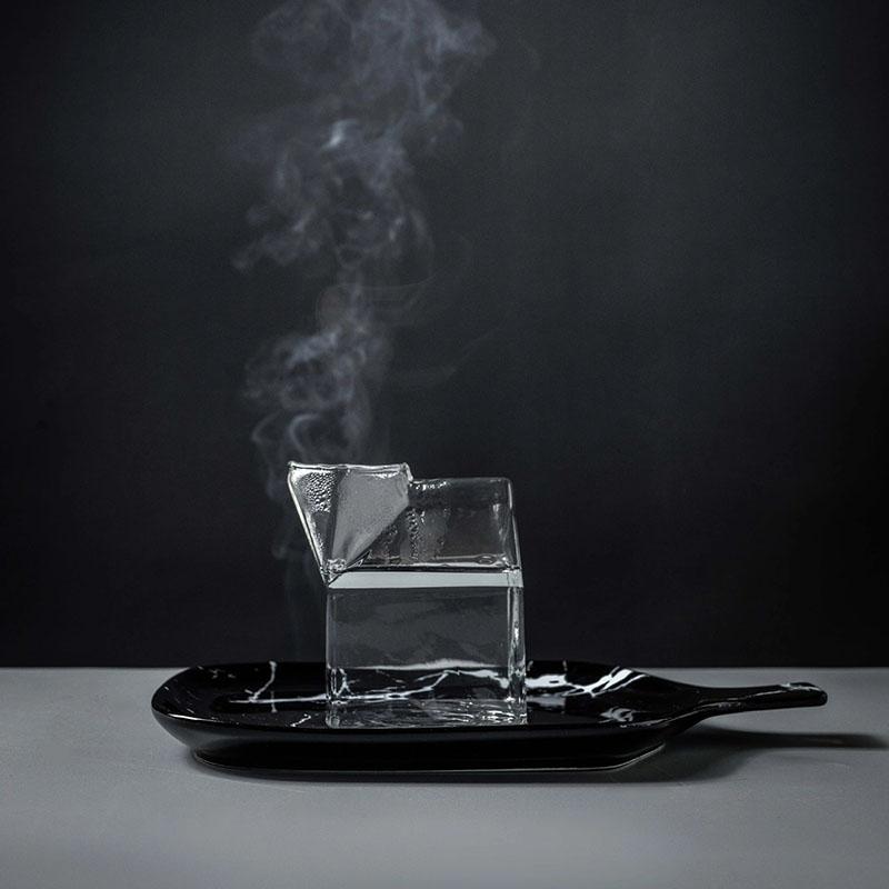 250 ml Kreativ Mjölkkartong Mugg Transparent Mjölkkartongsform Glasmuggar Studenter Drickflaska för Juice Söt Kaffekopp Te Dricksglas