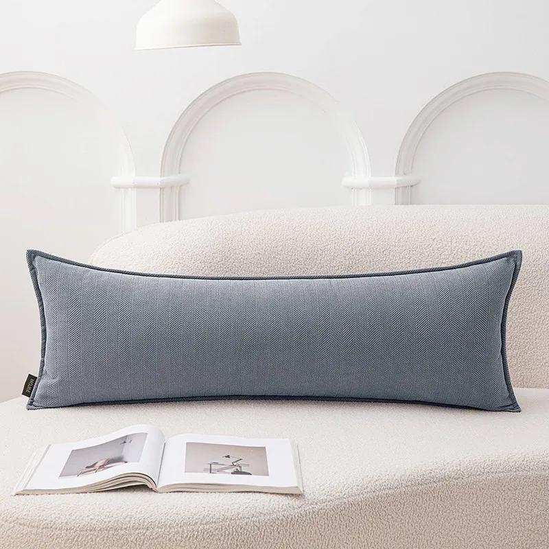 30x120cm Rectangle Throw Pillow Cover Nordic Waist Cushion Cover Home Long Body Couple Lover Pillowcase Home Decoraion